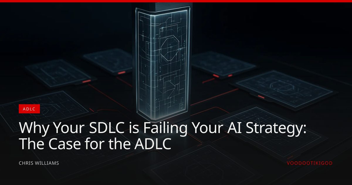Why Your SDLC is Failing Your AI Strategy: The Case for the ADLC