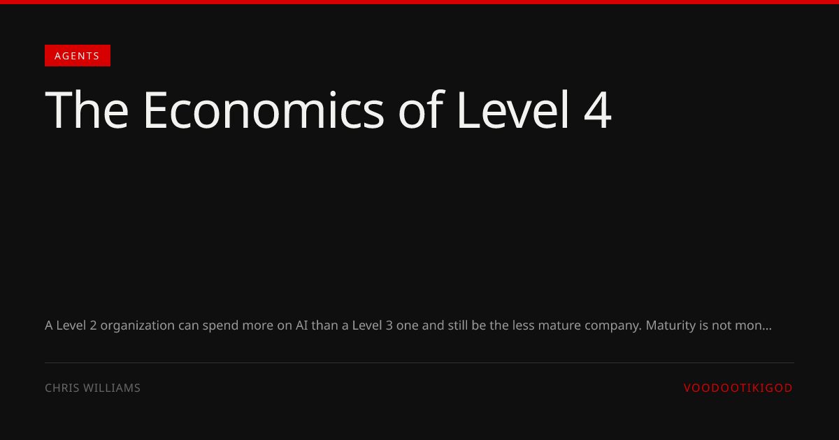 The Economics of Level 4